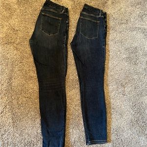 Good American sz 8 / 29 lot of 2 good legs / good legs crop